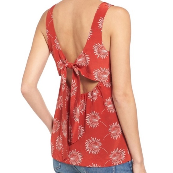 Madewell Lookout Bow-back Top - Picture 2 of 4